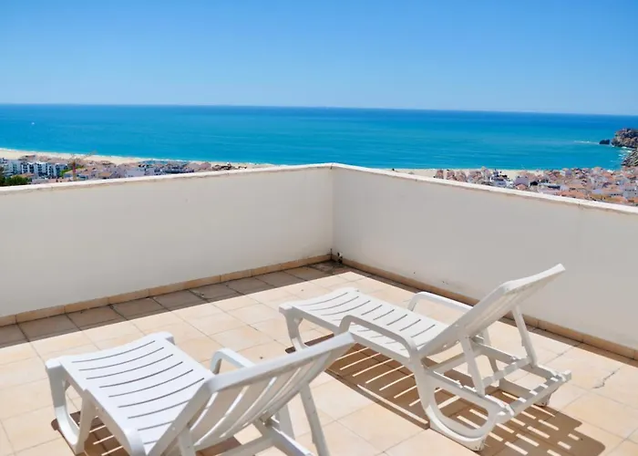 Blue Sky - With Roof Terrace In Nazare